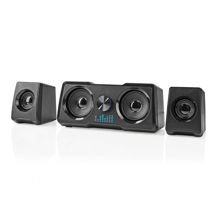 Nedis Gaming Speaker | Speaker channels: 2.2 | USB Powered | 3.5 mm Male | 48 W | LED | Volume control Nedis Gaming Speaker | Speaker channels: 2.2 | USB Powered | 3.5 mm Male | 48 W | LED | Volume control