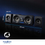 Nedis Gaming Speaker | Speaker channels: 2.2 | USB Powered | 3.5 mm Male | 48 W | LED | Volume control Nedis Gaming Speaker | Speaker channels: 2.2 | USB Powered | 3.5 mm Male | 48 W | LED | Volume control