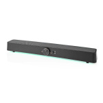 Nedis Gaming Speaker | Speaker channels: 2.0 | USB Powered | 3.5 mm Male | 30 W | LED | Volume control | Audio / video / data connections output: 1x 3.5 mm