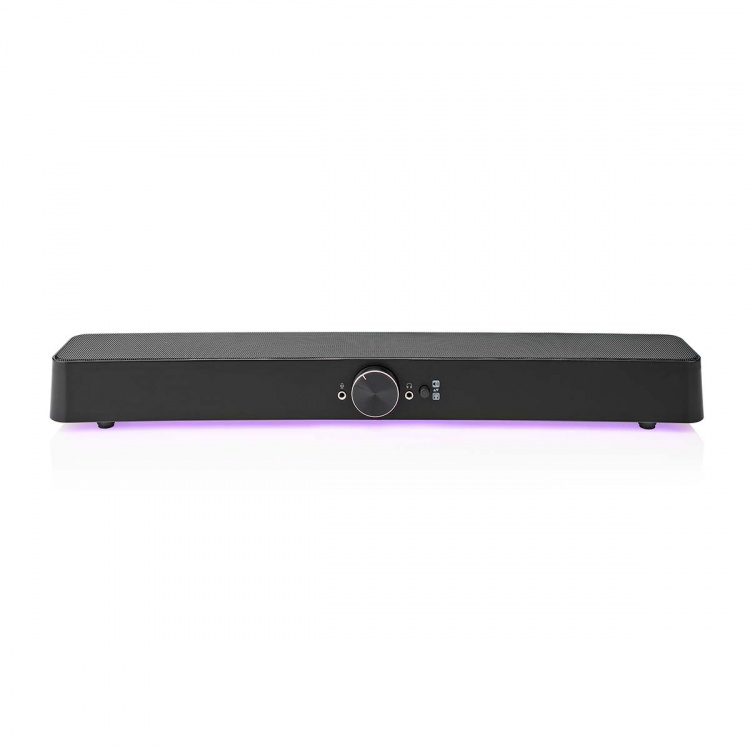 Nedis Gaming Speaker | Speaker channels: 2.0 | USB Powered | 3.5 mm Male | 30 W | LED | Volume control | Audio / video / data connections output: 1x 3.5 mm