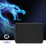 Nedis Gaming Mouse Pad | Microfiber / Rubber | Black Nedis Gaming Mouse Pad | Microfiber / Rubber | Black