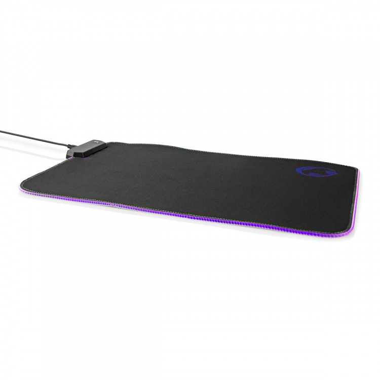 Nedis Gaming Mouse Pad | Microfiber / Rubber | Black Nedis Gaming Mouse Pad | Microfiber / Rubber | Black