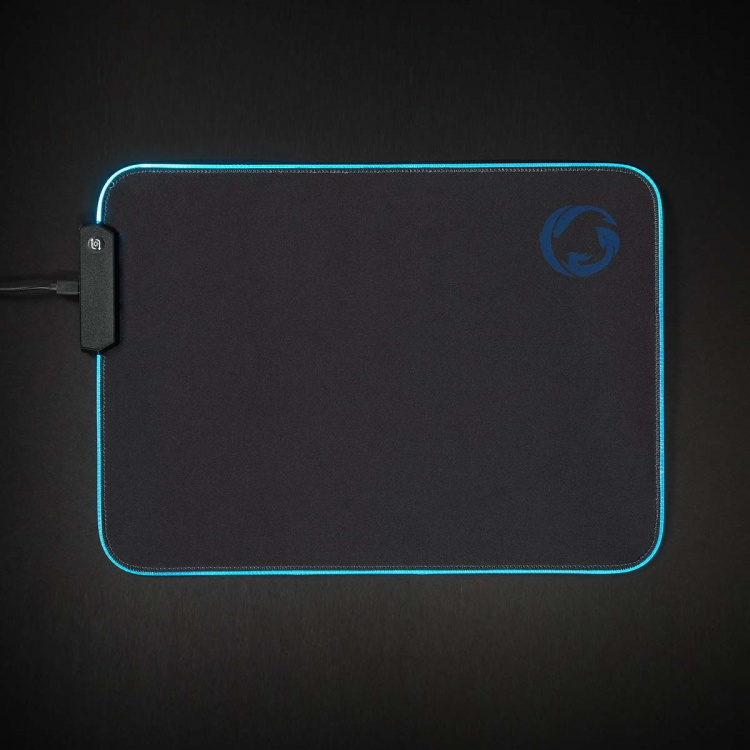 Nedis Gaming Mouse Pad | Microfiber / Rubber | Black Nedis Gaming Mouse Pad | Microfiber / Rubber | Black