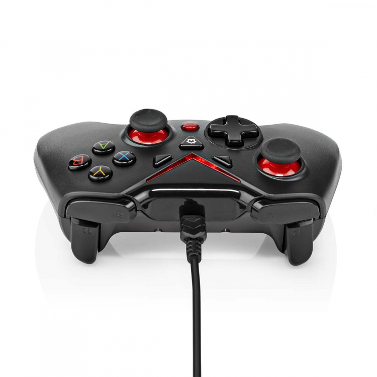 Nedis Gamepad | USB Type-A | USB Powered | PC | Number of buttons: 12 | Cable length: 1.60 m | Black