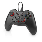 Nedis Gamepad | USB Type-A | USB Powered | PC | Number of buttons: 12 | Cable length: 1.60 m | Black