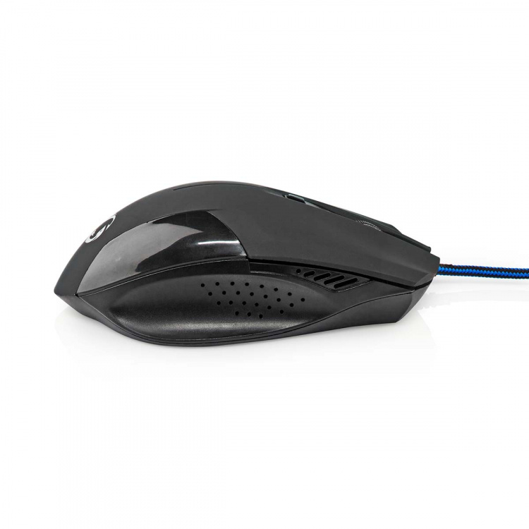 Nedis Gaming Mouse | Wired | 1200 / 2400 / 4800 / 7200 dpi | Adjustable DPI | Number of buttons: 6 | Programmable buttons | Right-Handed | 1.50 m | Without Lighting Nedis Gaming Mouse | Wired | 1200 / 2400 / 4800 / 7200 dpi | Adjustable DPI | Number of buttons: 6 | Programmable buttons | Right-Handed | 1.50 m | Without Lighting