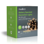 Nedis Christmas Lights | 96 LED\'s | Warm White | 7.20 m | Indoor & Outdoor | Battery Powered