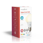 Nedis SmartLife Full Colour LED Bulb | E27 | 806 lm | 9 W | RGB / Warm to Cool White | 2200 - 6500 K | Android™ / IOS | Bulb | 1 pcs Nedis SmartLife Full Colour LED Bulb | E27 | 806 lm | 9 W | RGB / Warm to Cool White | 2200 - 6500 K | Android™ / IOS | Bulb | 1 pcs