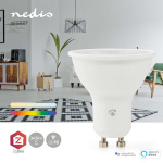 Nedis SmartLife Full Colour LED Bulb | GU10 | 345 lm | 4.70 W | RGB / Warm to Cool White | 2200 - 6500 K | Android™ / IOS | Spot | 1 pcs Nedis SmartLife Full Colour LED Bulb | GU10 | 345 lm | 4.70 W | RGB / Warm to Cool White | 2200 - 6500 K | Android™ / IOS | Spot | 1 pcs