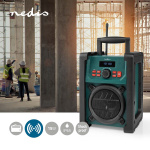 Nedis DAB+ Radio | Jobsite Radio | DAB+ / FM | 2.2 