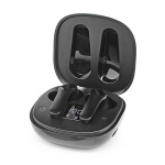 Nedis Fully Wireless Earphones | Bluetooth® | Battery play time: 5 hrs | Touch Control | Charging case | Built-in microphone | Voice control support | Noise canceling | Black Nedis Fully Wireless Earphones | Bluetooth® | Battery play time: 5 hrs | Touch Control | Charging case | Built-in microphone | Voice control support | Noise canceling | Black