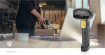 Nedis Barcode Scanner | Laser | Wired | 1D Linear | USB Powered | USB 2.0