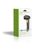 Nedis Barcode Scanner | Laser | Wireless | 1D Linear | Battery Powered / USB Powered | USB Dongle