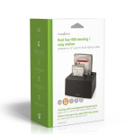 Nedis Hard Disk Docking station | USB 3.2 Gen1 | USB Type-A | 2 Disks | 2.5 / 3.5  Nedis Hard Disk Docking station | USB 3.2 Gen1 | USB Type-A | 2 Disks | 2.5 / 3.5