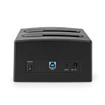 Nedis Hard Disk Docking station | USB 3.2 Gen1 | USB Type-A | 2 Disks | 2.5 / 3.5  Nedis Hard Disk Docking station | USB 3.2 Gen1 | USB Type-A | 2 Disks | 2.5 / 3.5