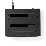 Nedis Hard Disk Docking station | USB 3.2 Gen1 | USB Type-A | 2 Disks | 2.5 / 3.5  Nedis Hard Disk Docking station | USB 3.2 Gen1 | USB Type-A | 2 Disks | 2.5 / 3.5