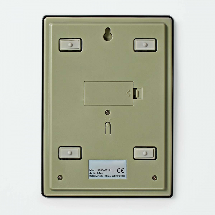 Nedis Kitchen Scales | Digital | Glass / Plastic | CR 2032 Battery | Black