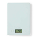 Nedis Kitchen Scales | Digital | Glass / Plastic | CR 2032 Battery | White