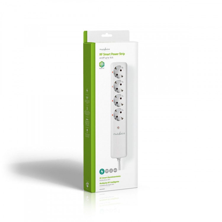 Nedis RF Plug | RF, frequency 433 Mhz | 3680 W | Plug with earth contact / Type F (CEE 7/7) | White