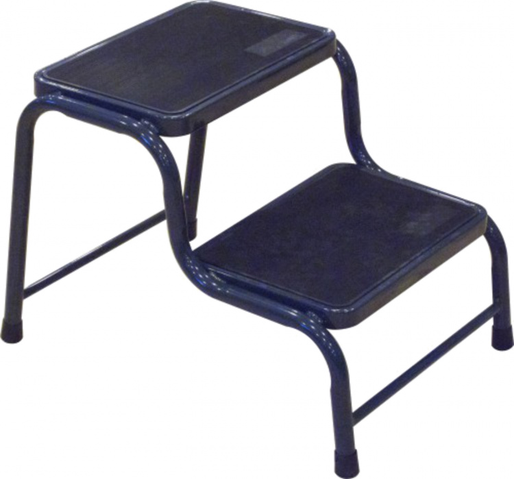 Fotpall metall 2 steg 43x62x42 cm, 1/5