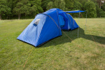 6-person Family Tent, (180 +200 + 180)x220 /190 cm, Blue
