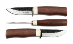 Jaktkniv Sarek ben/rosenträ 20 cm 420SS