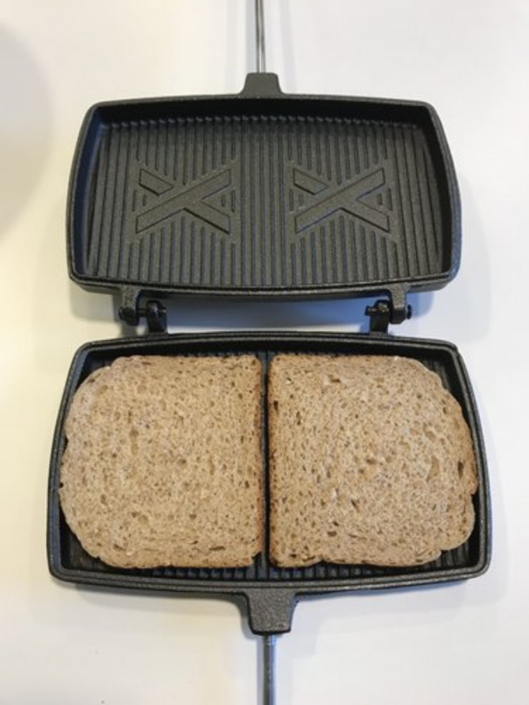 Grilljärn Big gjutjärn dubbelt