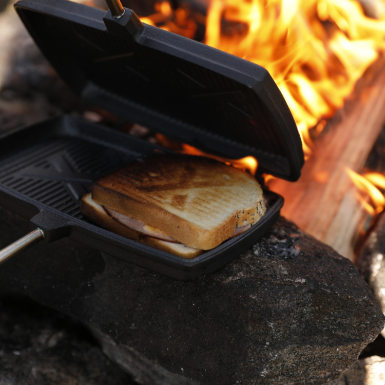 Grilljärn Big gjutjärn dubbelt