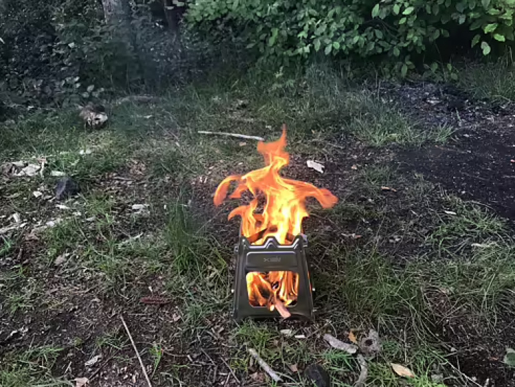 Outdoor Stove rostfri med väska