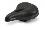 Standard saddle with pressure-relieving surface in the middle.<div style=