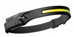 Headlamp LX200, COB+LED, USB