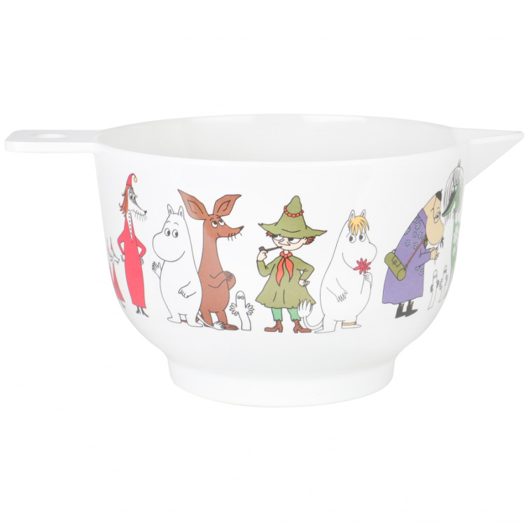 Mumin Mumin Bakskål, Melamin, Vit L