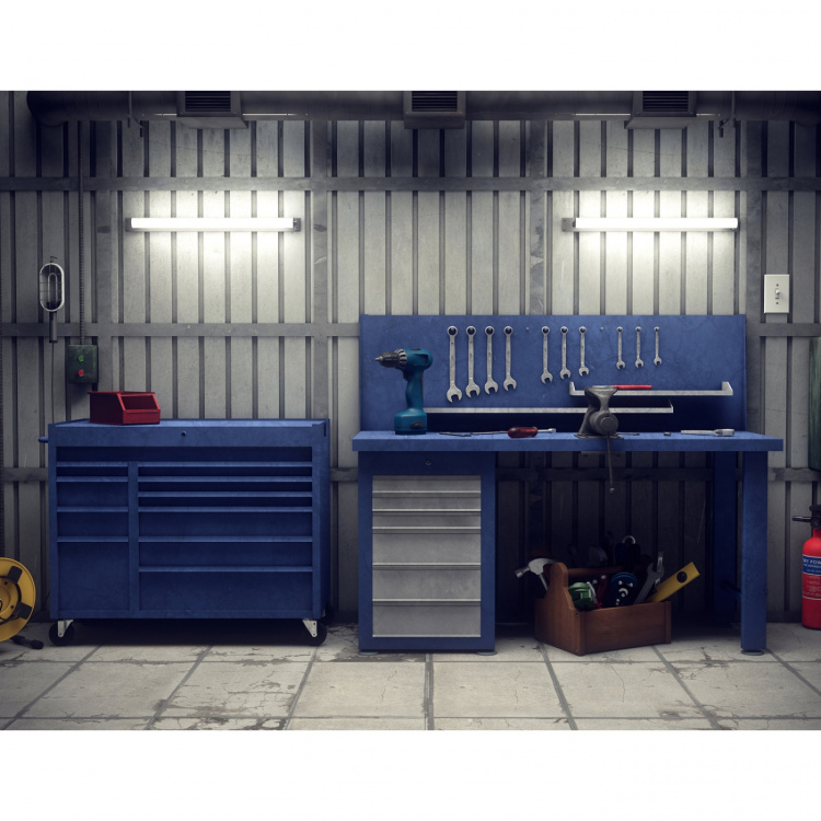 Philips ProjectLine Taklampa 120cm 34W 3400lm IP65