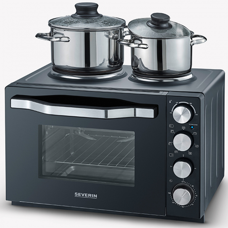 Severin Bänkspis med 2st plattor 30l 2500W TO2074 Severin Bänkspis med 2st plattor 30l 2500W TO2074