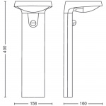 Philips Tyla Piedestal Solcell IR-sensor