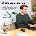 Trust Fyda Trådlös mus Eco Svart Trust Fyda Trådlös mus Eco Svart