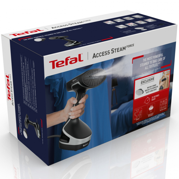 Tefal Garment steamer Access Steam Force w/ lint-pad DT8270E1 Tefal Garment steamer Access Steam Force w/ lint-pad DT8270E1