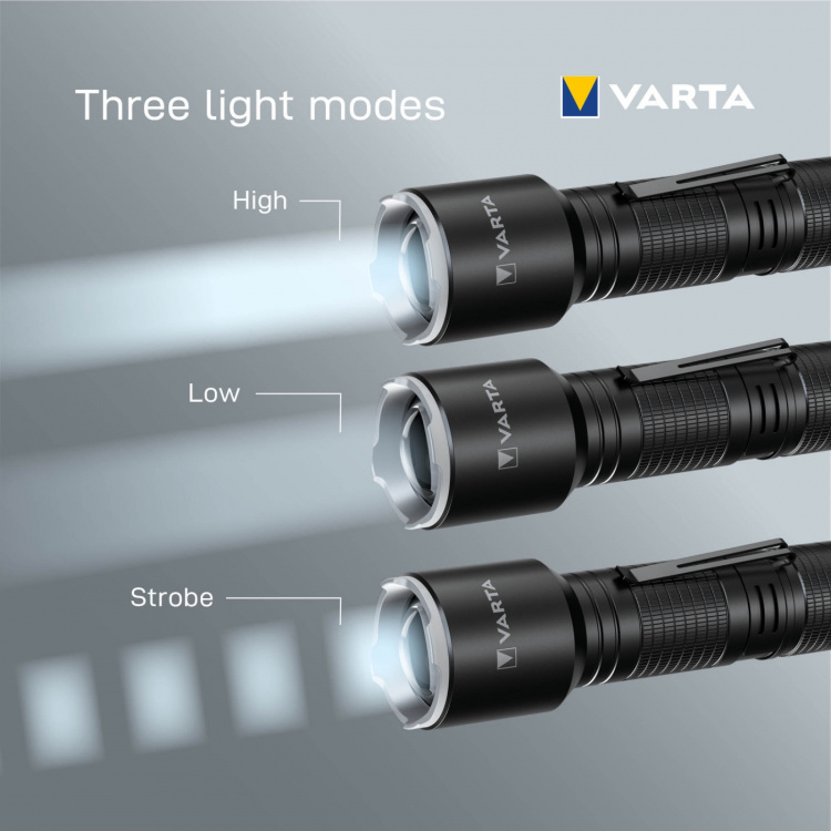 Varta Aluminium Light F30 Pro Ficklampa 400 lm Varta Aluminium Light F30 Pro Ficklampa 400 lm