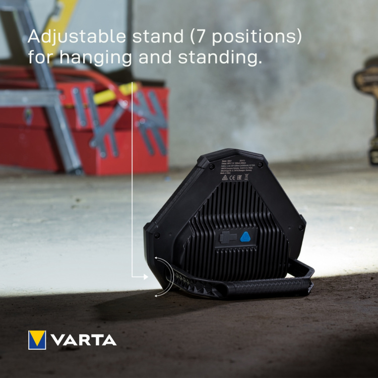 Varta Work Flex Stadium Light Arbetsbelysning uppladdningsbar IP54 1450 lm Varta Work Flex Stadium Light Arbetsbelysning uppladdningsbar IP54 1450 lm