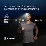 Varta Outdoor Sports Ultralight H30R Pannlampa 300 lm Gul Varta Outdoor Sports Ultralight H30R Pannlampa 300 lm Gul