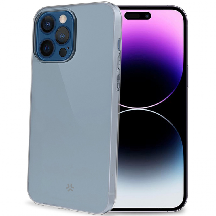 Celly Gelskin TPU Cover iPhone 15 Pro Max Transparent