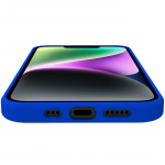 Celly Cromo Soft rubber case iPhone 15 Blå