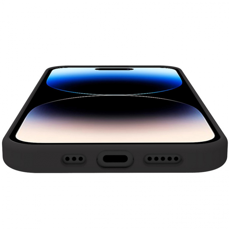 Celly Cromo Soft rubber case iPhone 15 Pro Svart