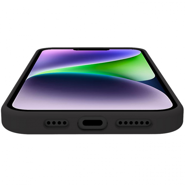 Celly Cromo Soft rubber case iPhone 15 Plus Svart Celly Cromo Soft rubber case iPhone 15 Plus Svart