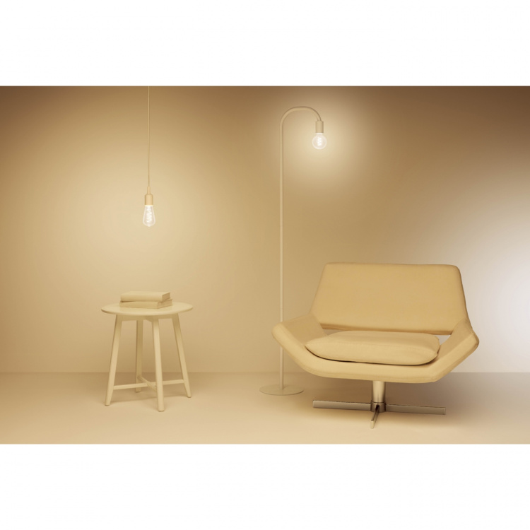 WiZ WiFi Smart LED E27 ST64 40W Filament Färg + Varm-kallvit 470lm