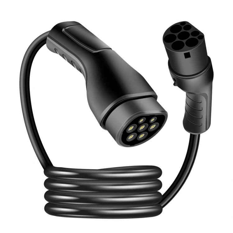 LogiLink Laddkabel Elbil Typ 2 3-fas 32A 22kW 5m LogiLink Laddkabel Elbil Typ 2 3-fas 32A 22kW 5m