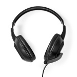 Nedis PC Headset | Over-Ear | Stereo | USB Type-A / USB Type-C™ | Fold-Away Microphone | Black