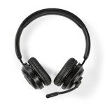 Nedis PC Headset | On-Ear | Stereo | Bluetooth | Fold-Away Microphone | Black Nedis PC Headset | On-Ear | Stereo | Bluetooth | Fold-Away Microphone | Black