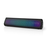 Nedis Bluetooth® Speaker | Battery play time: 6 hrs | Table Design | 18 W | Stereo | Built-in microphone | Linkable | Black