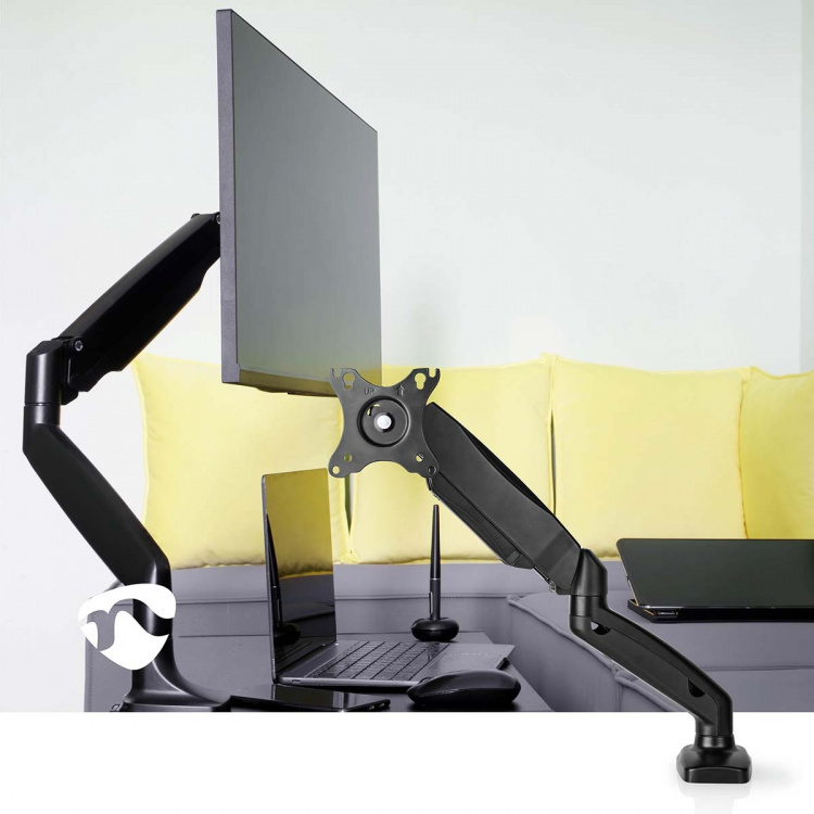 Nedis Desk Monitor Mount | Gas Spring | 1 Screen | 15 - 32 
